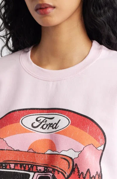 Merch Traffic Bronco Graphic Sweatshirt In Pink