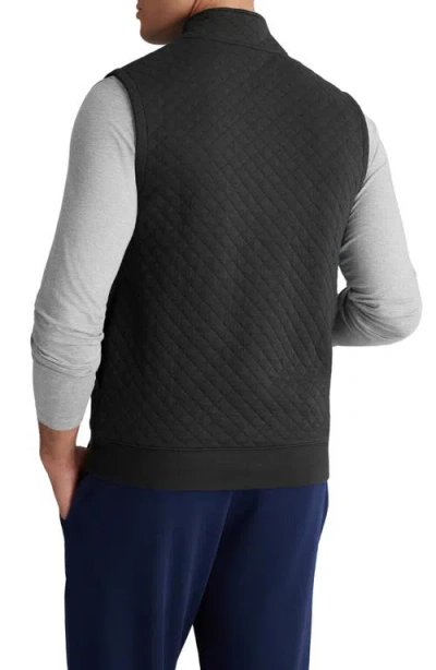 Tommy John Quilted Vest In Black