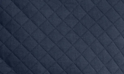 Tommy John Quilted Quarter Zip Top In Blue