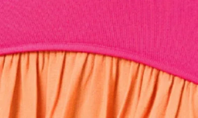 Solid & Striped The Camila Two-tone Dress In Multi