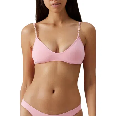Melissa Odabash Lima Bikini Top In Pink