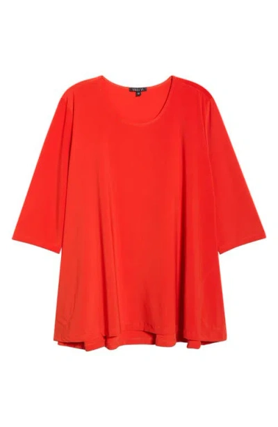 Vikki Vi Swing Tunic In Red