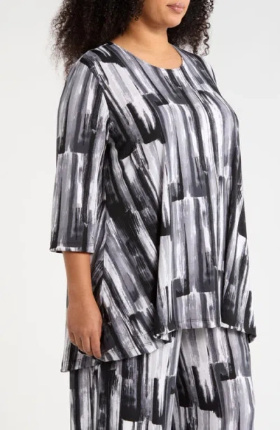 Vikki Vi Swing Tunic In Gray
