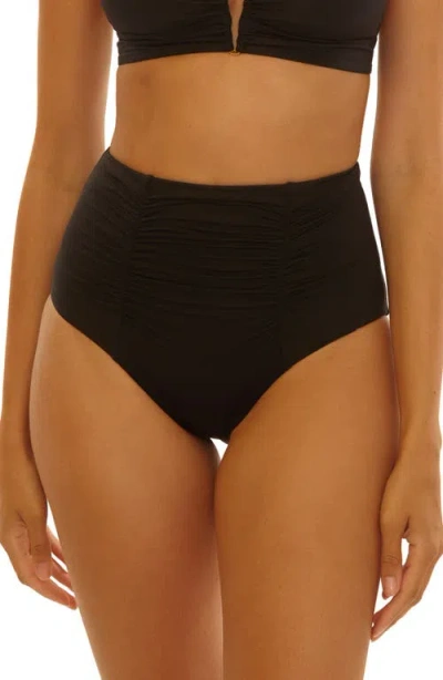 Becca Color Code High Waist Bikini Bottoms In Brown