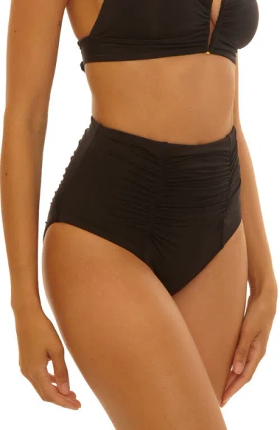 Becca Color Code High Waist Bikini Bottoms In Brown