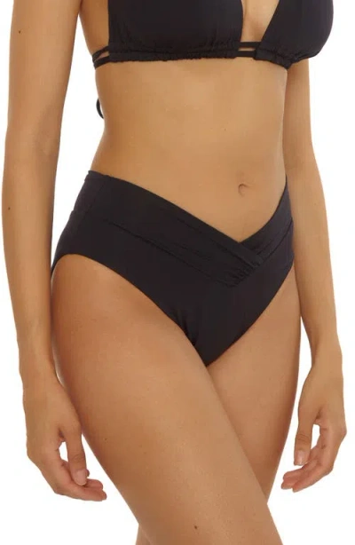Becca Color Code High Waist Bikini Bottoms In Black