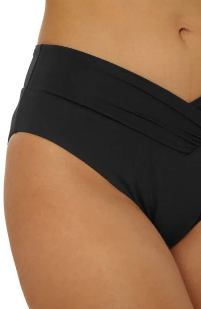 Becca Color Code High Waist Bikini Bottoms In Black