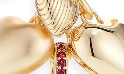 Roxanne Assoulin The Family Of Hearts Pendant Necklace In Gold