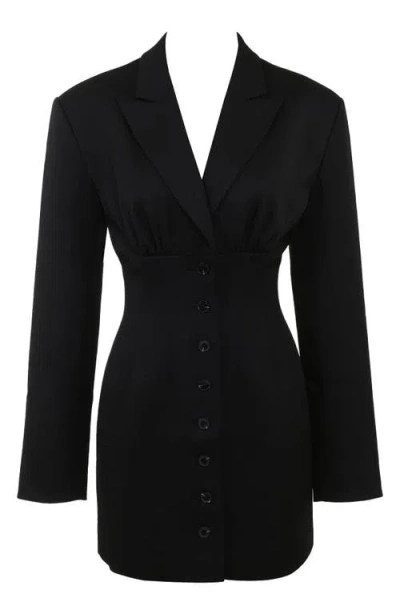 House Of Cb Georgia Mini Jacket Dress In Black