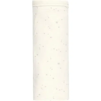 Quincy Mae Stretch Organic Cotton Swaddle In White