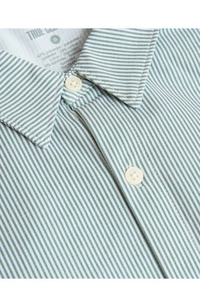 True Classic Stripe Stretch Oxford Performance Button-up Shirt
