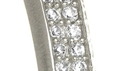 Dean Davidson Petite Pavé Midi Hoop Earrings In Metallic