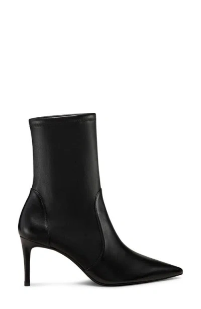Stuart Weitzman Stuart Pointed Toe Bootie In Black