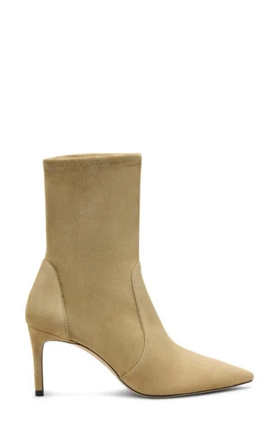 Stuart Weitzman Stuart Pointed Toe Bootie In Green