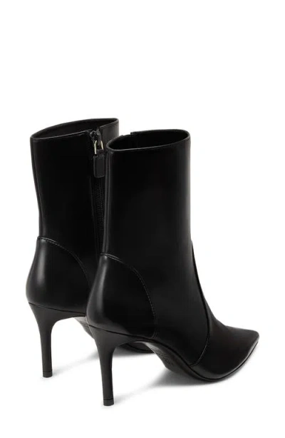 Stuart Weitzman Power Zip Bootie In Black