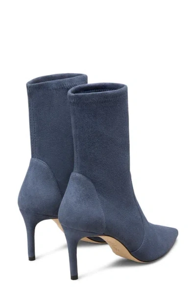 Stuart Weitzman Stuart Pointed Toe Bootie In Blue