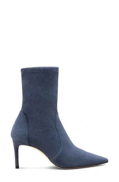 Stuart Weitzman Stuart Pointed Toe Bootie In Blue