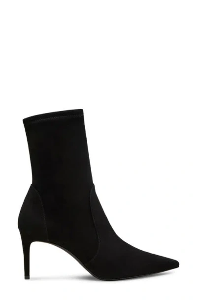 Stuart Weitzman Stuart Pointed Toe Bootie In Black