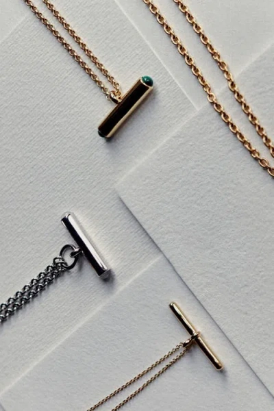 Otiumberg 14kt Gold Vermeil  Vestige Toggle Necklace In Gold