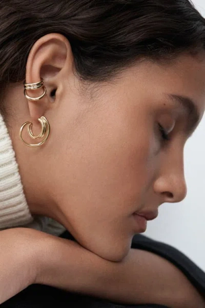 Otiumberg 14kt Gold Vermeil  Sonder Earrings In Gold