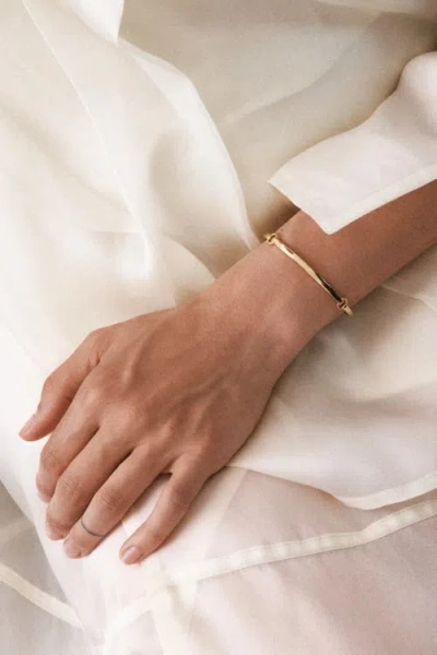 Otiumberg 14kt Gold Vermeil  Affina Bond Bracelet In Gold