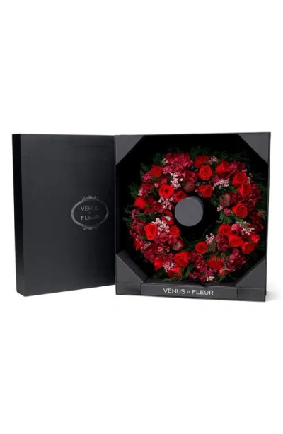 Venus Et Fleur L'étoile Grand Rouge Wreath In Red