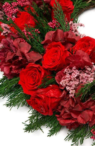 Venus Et Fleur L'étoile Grand Rouge Wreath In Red