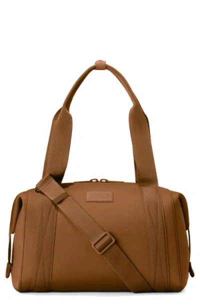 Dagne Dover Landon Medium Neoprene Carryall In Brown