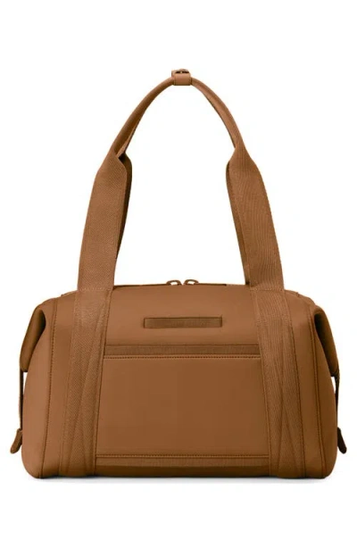 Dagne Dover Landon Medium Neoprene Carryall In Brown
