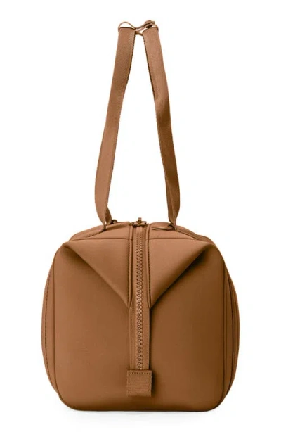 Dagne Dover Landon Medium Neoprene Carryall In Brown