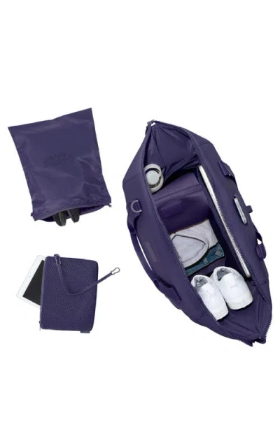 Dagne Dover Landon Extra Large Neoprene Carryall In Blue