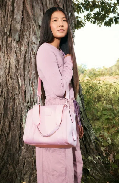 Dagne Dover Landon Carryall Medium Duffle Bag In Pink