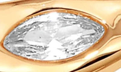 Ettika Molten Marquise Crystal Necklace In Gold