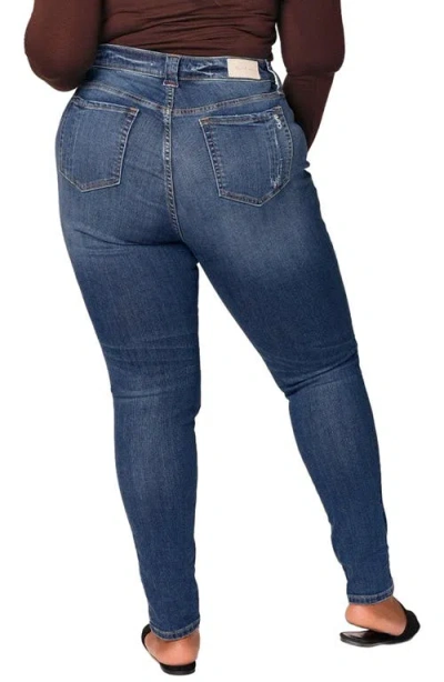 Slink Jeans High Waist Skinny Jeans In Blue