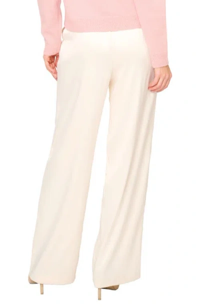 Gibsonlook Lindsey Wide Leg Satin Pants In Neutral