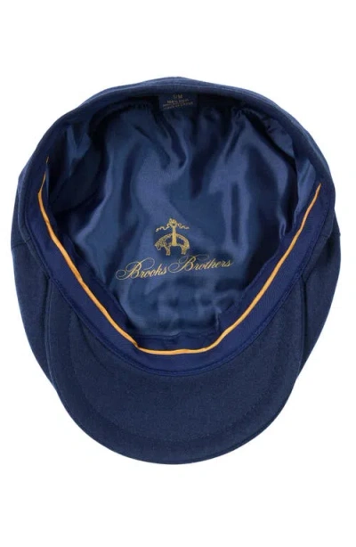 Brooks Brothers Wool Driving Cap In Blue