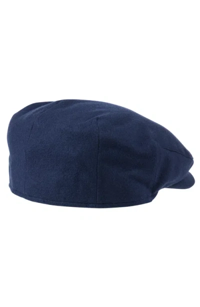Brooks Brothers Wool Driving Cap In Blue