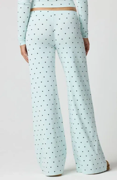 Florence By Mills Rib Print Pants In Blue