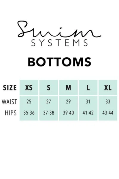 Swim Systems Pom Pom Tie Side Bikini Swim Bottoms In Brown