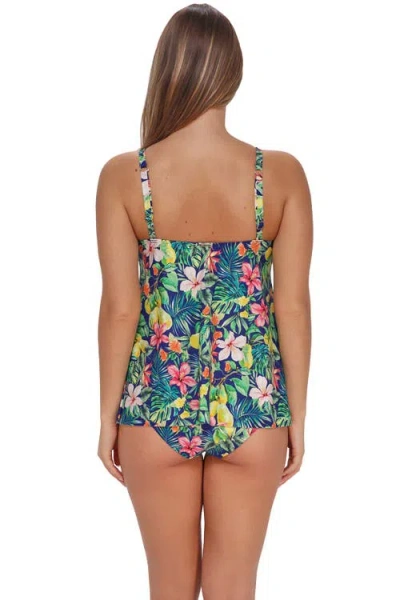 Sunsets Elena Tankini Swimsuit Top In Multi