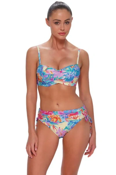 Sunsets Loretta Bandeau Bikini Swimsuit Top In Blue