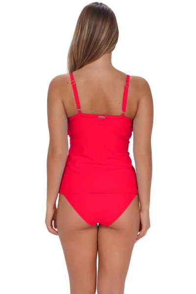 Sunsets Forever Tankini Swimsuit Top In Red