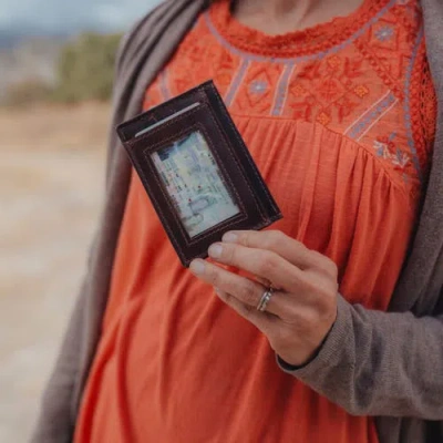 Sutisana Usa Card Holder Wallet In Brown