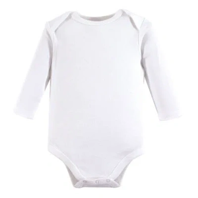 Luvable Friends 1pk Long Sleeve Bodysuits In White