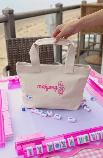 Ame & Lulu Mahjong Mini Tote In Neutral