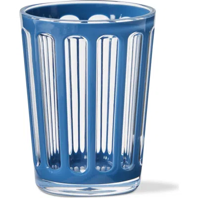 Tag Villa Blue Acrylic Double Old Fashion Drinkware 22 oz Bpa-free In Blue