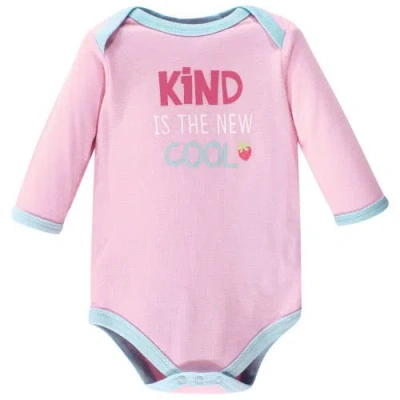 Luvable Friends Everyday Cotton All-in-one Garment With Long Arms In Multi