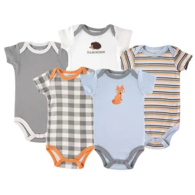 Luvable Friends Essential 5-piece Bodysuit Set In Multi