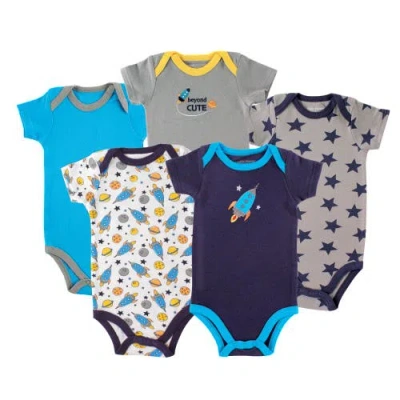 Luvable Friends Essential 5-piece Bodysuit Set In Multi