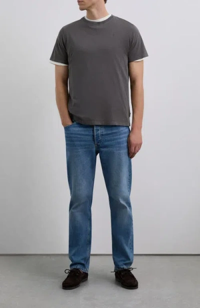 Scalpers Skull Winter Tee In Gray